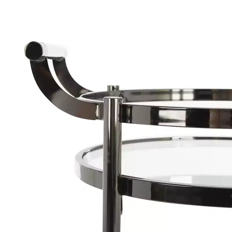 Sienna 2 Tier Round Bar Cart - BCT8001 - Safavieh