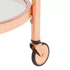 Sienna 2 Tier Round Bar Cart - BCT8001 - Safavieh