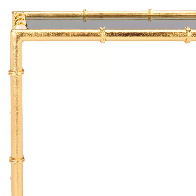Chandler Accent Table - FOX2513 - Gold/Glass - Safavieh Couture
