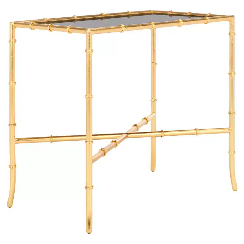 Chandler Accent Table - FOX2513 - Gold/Glass - Safavieh Couture