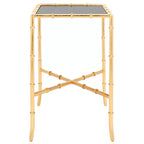 Chandler Accent Table - FOX2513 - Gold/Glass - Safavieh Couture