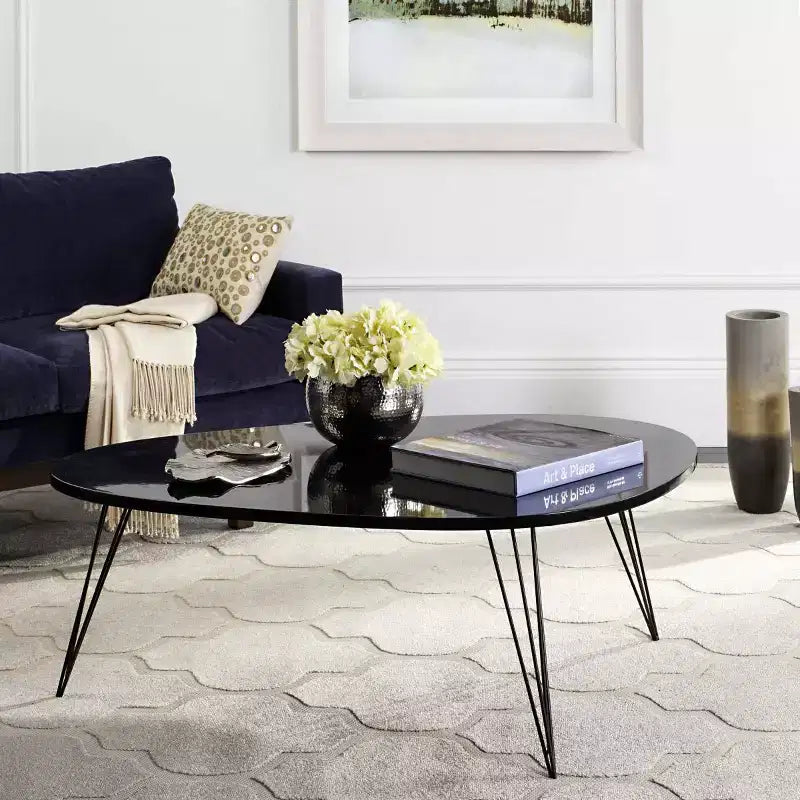 Wynton Retro Mid Century Wood Coffee Table - Safavieh