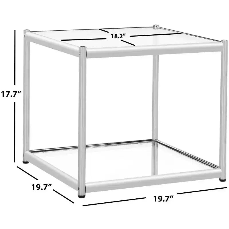 Lilias Tavolino - MMT6001 - Cromo - Safavieh