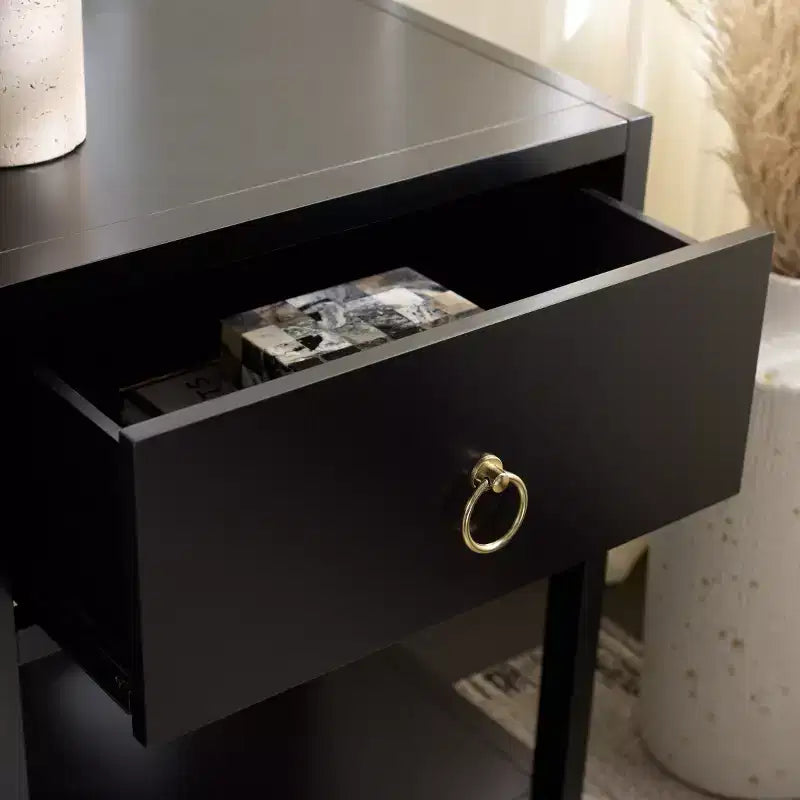 Sadie 1 Drawer 1 Shelf Nightstand - NST9201 - Safavieh
