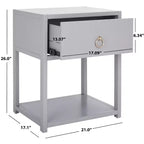 Sadie 1 Drawer 1 Shelf Nightstand - NST9201 - Safavieh