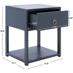 Sadie 1 Drawer 1 Shelf Nightstand - NST9201 - Safavieh