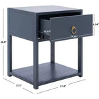 Sadie 1 Drawer 1 Shelf Nightstand - NST9201 - Safavieh