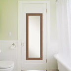 Amanti Art Alta Non-Beveled Framed Full-Length On the Door Mirror