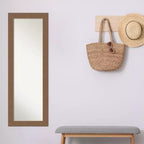 Amanti Art Alta Non-Beveled Framed Full-Length On the Door Mirror