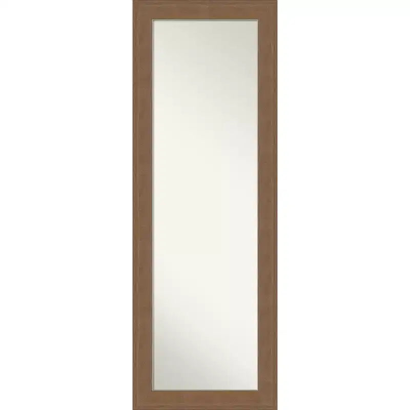 Amanti Art Alta Non-Beveled Framed Full-Length On the Door Mirror