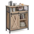 VASAGLE Buffet Cabinet Sideboard with Open Compartment