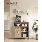 VASAGLE Buffet Cabinet Sideboard with Open Compartment