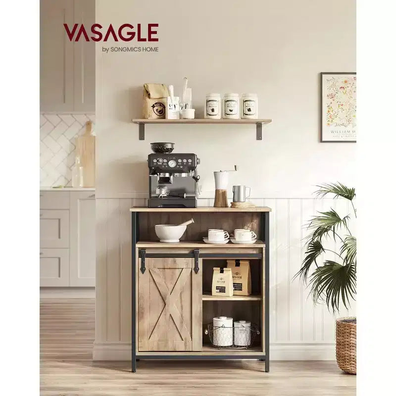 VASAGLE Buffet Cabinet Sideboard with Open Compartment
