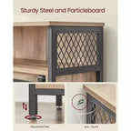 VASAGLE Buffet Cabinet Sideboard with Open Compartment