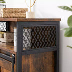 VASAGLE Buffet Cabinet Sideboard with Open Compartment