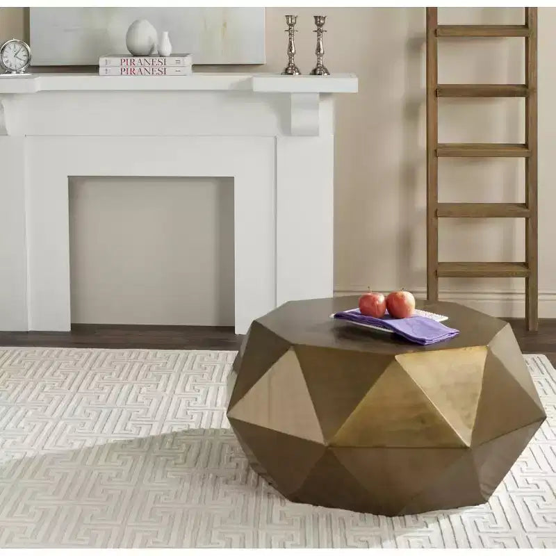 Astrid Faceted Coffee Table - Safavieh