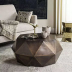 Astrid Faceted Coffee Table - Safavieh