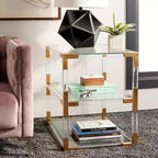 Louisa Acrylic End Table - SFV2506 - Safavieh Couture