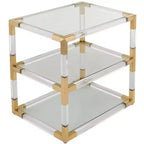 Louisa Acrylic End Table - SFV2506 - Safavieh Couture