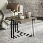 Pitt End Table - FOX4241A - Beige - Safavieh Couture
