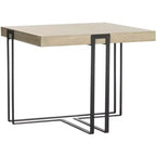 Pitt End Table - FOX4241A - Beige - Safavieh Couture