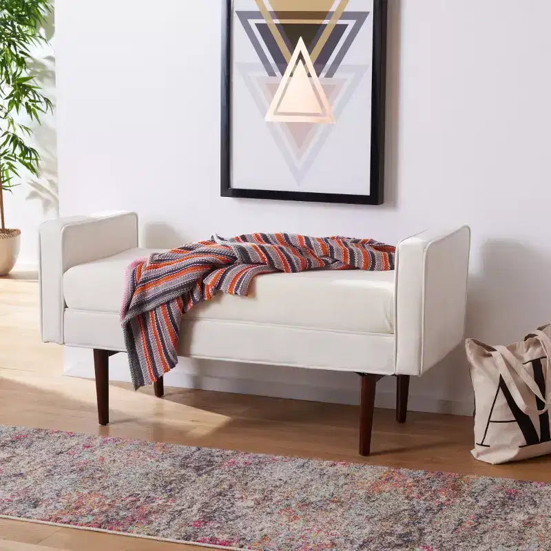 Henri Mid-Century Bench - BCH6303 - Safavieh