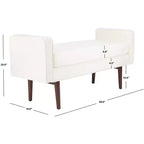 Henri Mid-Century Bench - BCH6303 - Safavieh