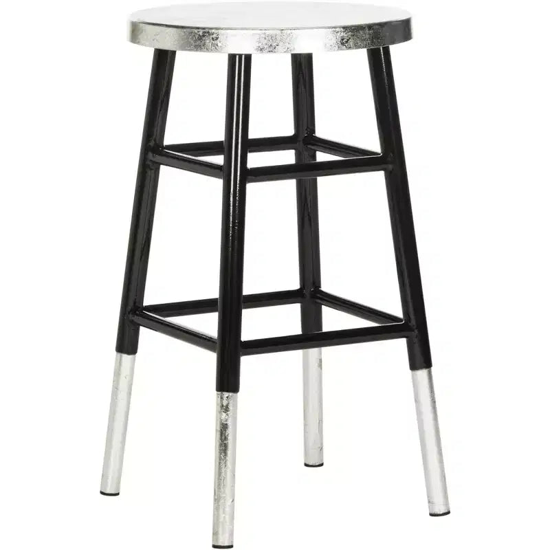 Kenzie Silver Dipped Counter Stool - FOX3211 - Safavieh Couture