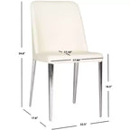 Baltic 18 H Side Chair (Set of 2) - FOX2012 - Safavieh Couture