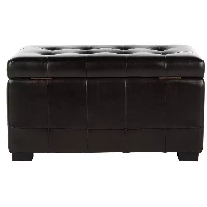 Manhattan Small Storage Ottoman - HUD4201 - Safavieh Couture