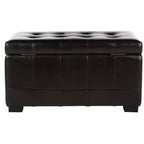 Manhattan Small Storage Ottoman - HUD4201 - Safavieh Couture
