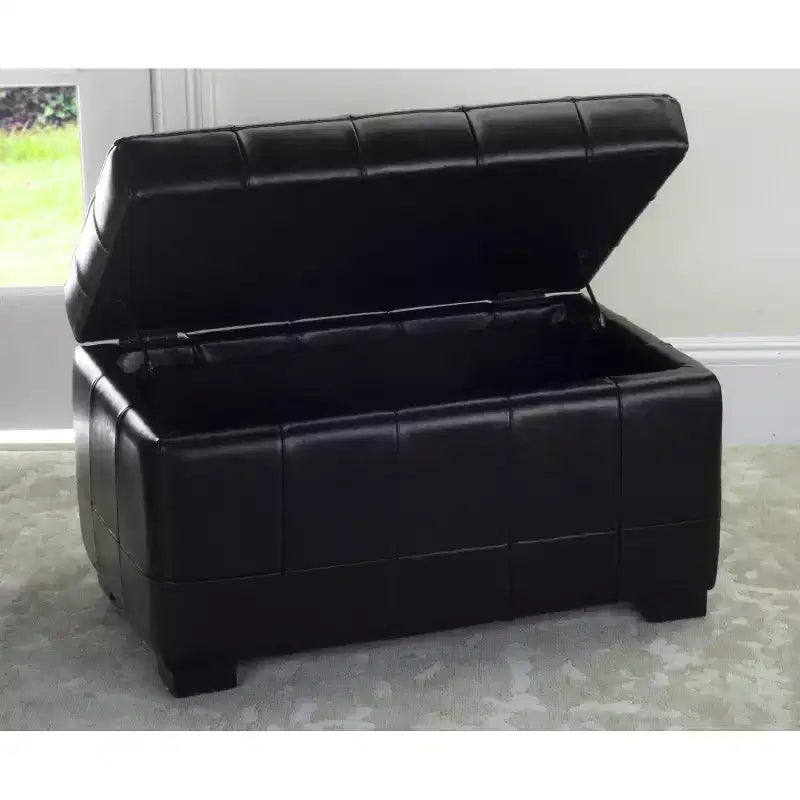 Manhattan Small Storage Ottoman - HUD4201 - Safavieh Couture
