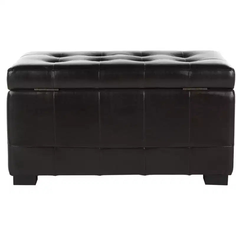 Manhattan Small Storage Ottoman - HUD4201 - Safavieh Couture
