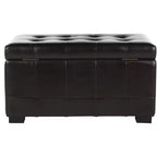 Manhattan Small Storage Ottoman - HUD4201 - Safavieh Couture