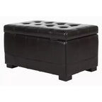 Manhattan Small Storage Ottoman - HUD4201 - Safavieh Couture