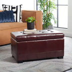 Manhattan Small Storage Ottoman - HUD4201 - Safavieh Couture