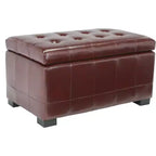 Manhattan Small Storage Ottoman - HUD4201 - Safavieh Couture