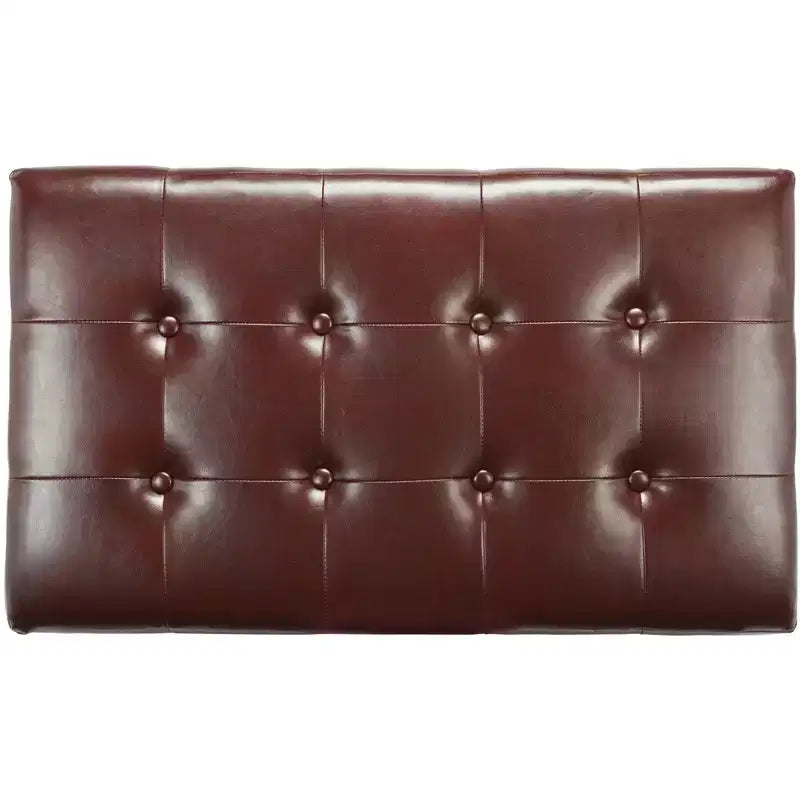 Manhattan Small Storage Ottoman - HUD4201 - Safavieh Couture