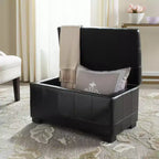 Manhattan Small Storage Ottoman - HUD4201 - Safavieh Couture