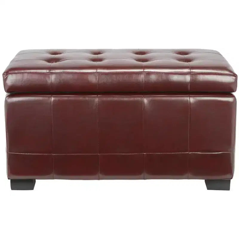 Manhattan Small Storage Ottoman - HUD4201 - Safavieh Couture