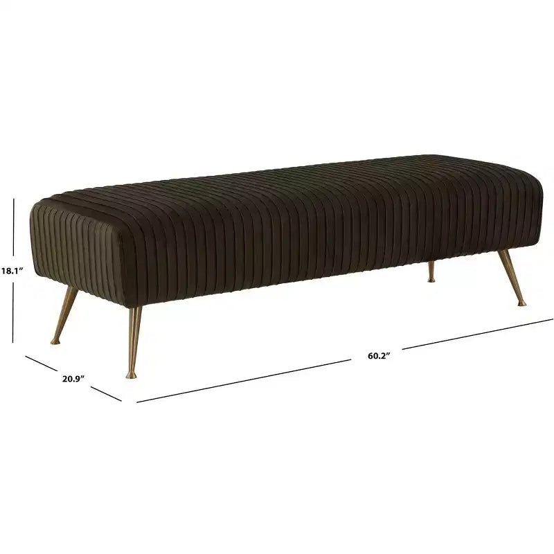 Salome Upholstered Bench - KNT7041 - Safavieh Couture