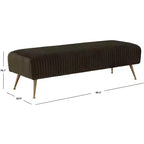 Salome Upholstered Bench - KNT7041 - Safavieh Couture