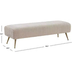 Salome Upholstered Bench - KNT7041 - Safavieh Couture