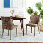 Caprice Dining Chair (Set of 2) - SEA7005 - Grey - Safavieh