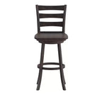 Emma and Oliver Classic Ladderback Counter Height Dining Stool with Wood Seat