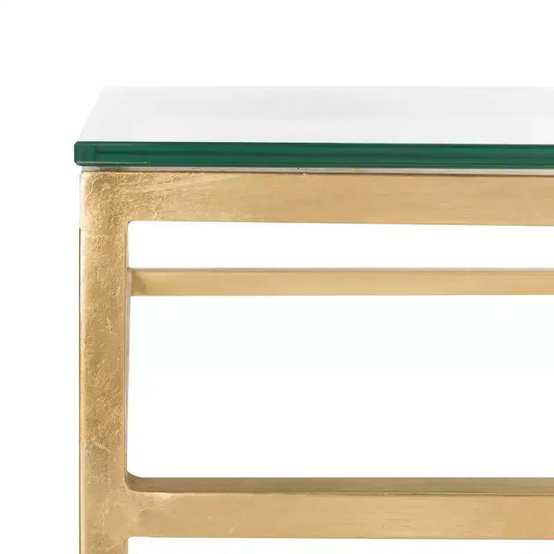 Baumgarten Console Table - AMH8305A - Gold - Safavieh Couture