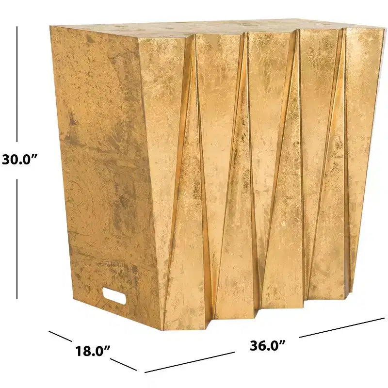 Gisela Hex Console - FOX3244A - Gold - Safavieh Couture