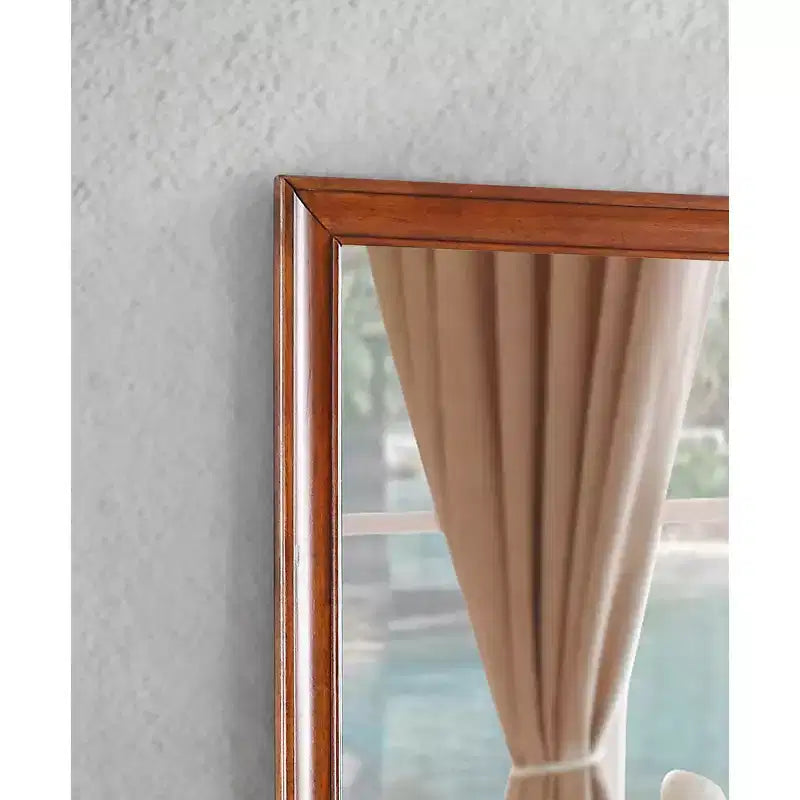 Passion Furniture LaVita 45 in. x 33 in. Modern Rectangle Framed Dresser Mirror
