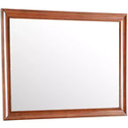 Passion Furniture LaVita 45 in. x 33 in. Modern Rectangle Framed Dresser Mirror