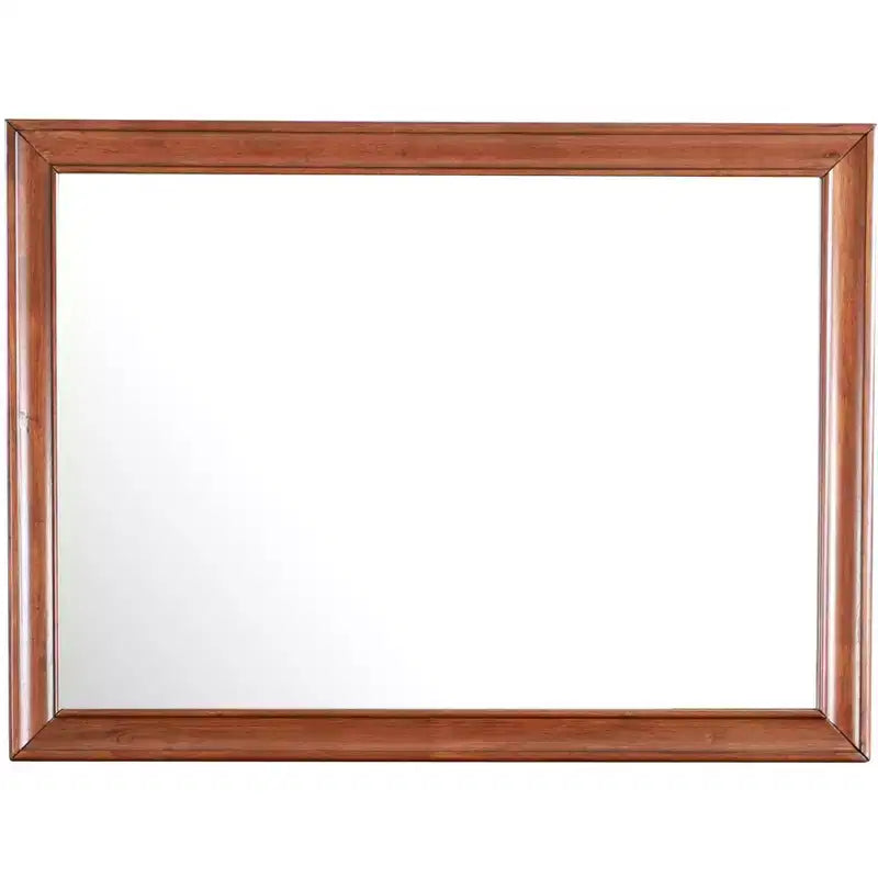 Passion Furniture LaVita 45 in. x 33 in. Modern Rectangle Framed Dresser Mirror
